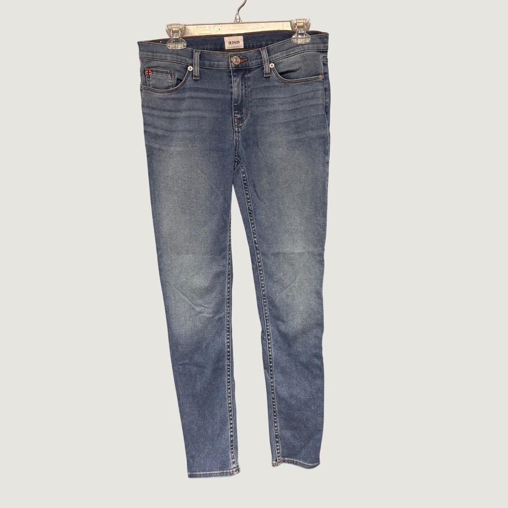 Hudson Krista Low Rise Super Skinny Jeans Blue Medium Wash Size 29 DLKMAE5L407